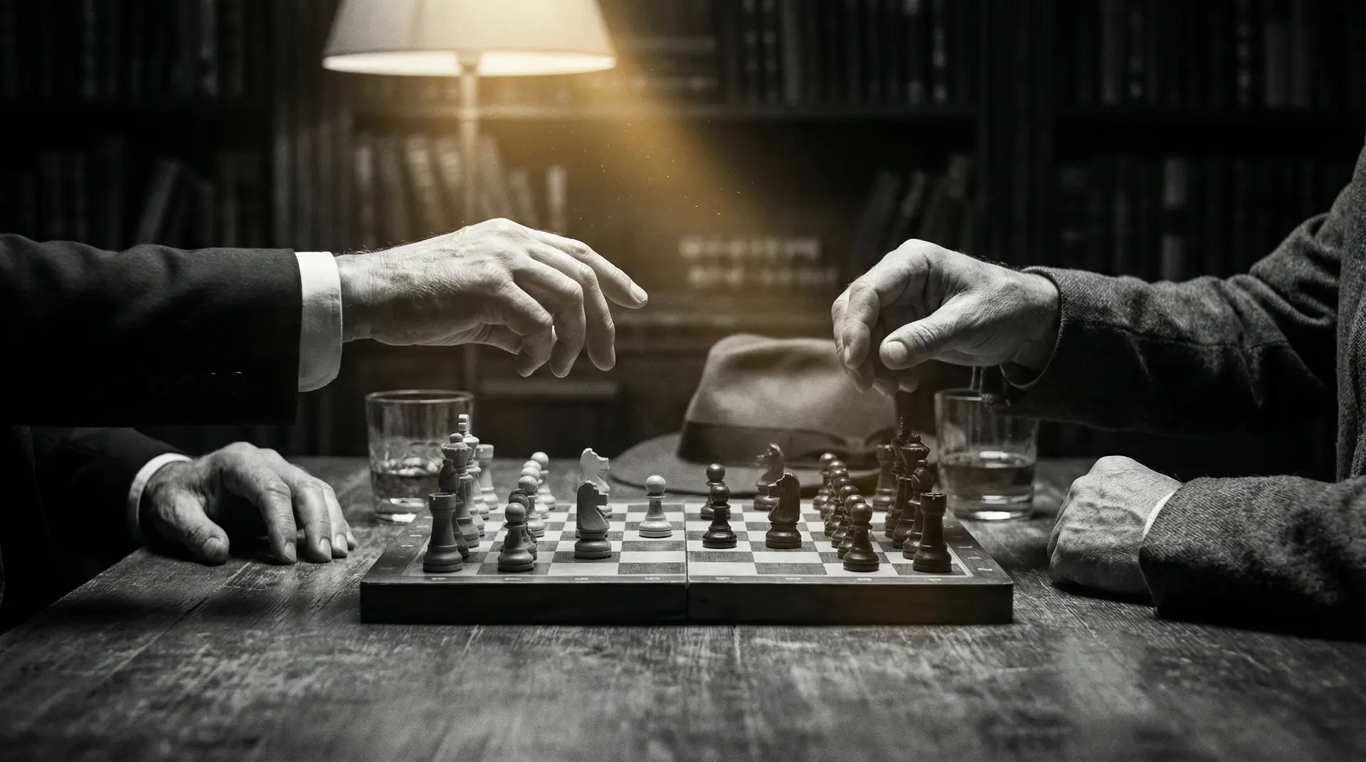 得得鲁将文化传承到底 艺术探索系列 - 非线性叙事，棋盘上的对弈象征命运的交错